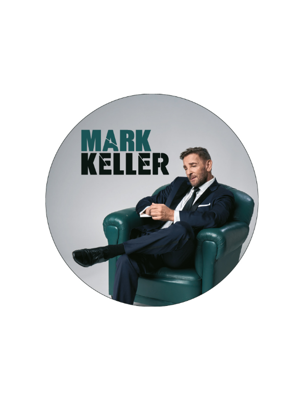 Magnet 2 Mark Keller Fan-Magnet „Sessel-Motiv“.
