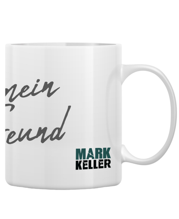 Tasse002_1 Mark Keller – Statement Fan-Tasse „Martin, mein einziger Freund“